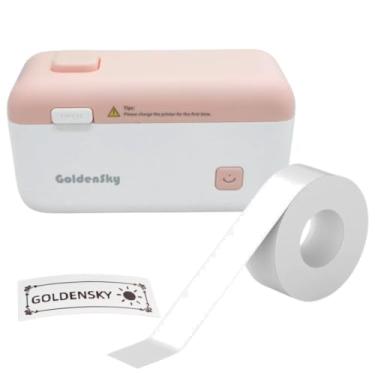 Imagem de Impressora Térmica Customizada Label Printer Etiqueta Colorida Portátil 15mm + 1 Rolo bobina (Etiqueta 15mmx7m)