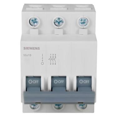 Imagem de Disjuntor Tripolar Curva C 10A/16A/20A/25A/32A 5Sj1 Siemens