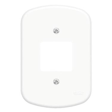 Imagem de Placa Espelho 4"" x 2"" F2 Blanc - 0785 - FAME