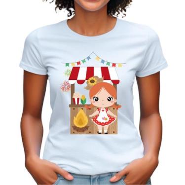 Imagem de Blusinha De Festa Junina Personalizada camiseta babylook arraiá caipir