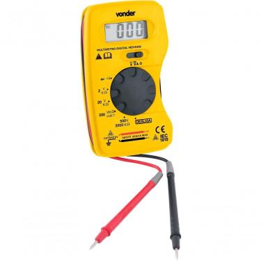 Imagem de Multímetro Digital Ac/Dc 200-500 Volts Mdv0300 - Vonder