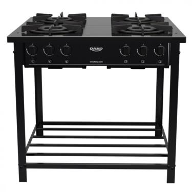 Imagem de Fogão Dako 4 Bocas Industrial Preto Bvolt