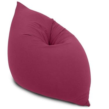 Imagem de Puff Noah Mini Cor Vinho - Versátil E Prático