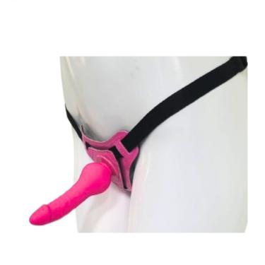 Imagem de Cinta Peniana Ajustável Com Prótese 15x3cm - Lovetoys - Cor: Pink