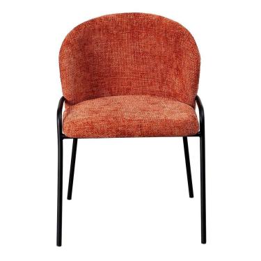 Imagem de Poltrona Estofada com Base Fixa em Aço Carbono Pintura Epóxi – Samy Exclusiva