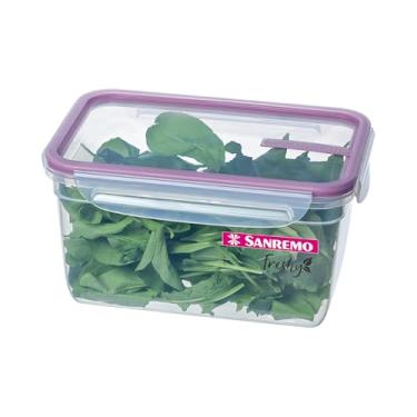 Imagem de Sanremo - Pote Plástico Hermético de 2 Litros e Tampa com Travas, Linha Freshy