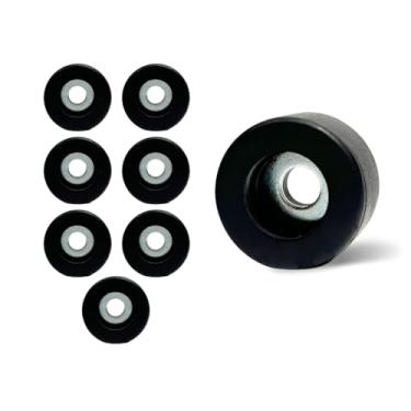 Imagem de CDM Supply Pacote Com 8 Pés De Para-Choque Arruelas Aço Inoxidável, 1", Isolamento À Prova D'Água/Antivibração Para Placas Veículos, Compressores Ar, Alto-Falantes Pressão E Outras Máquinas