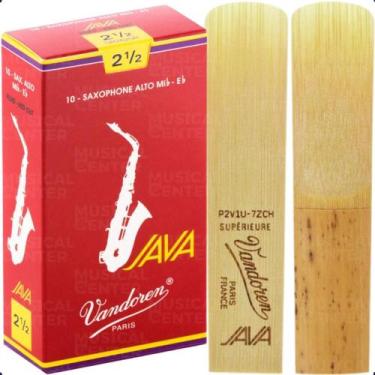 Imagem de Palheta Java Red Cut P/sax Alto N.2,5 Sr2625r Vandoren