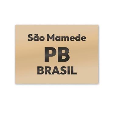 Imagem de Imã de Geladeira São Mamede Paraíba MDF 8x5 para Decorativo