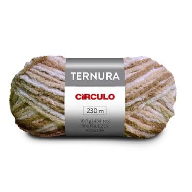 Imagem de Lã Ternura Círculo 100g - Para Crochê e Tricô (MESCLA BEGE 4056)