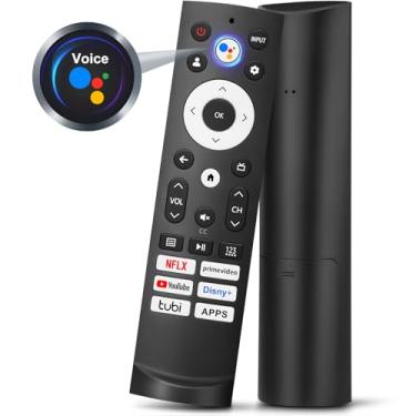 Imagem de Substituição para Hisense-Google-TV-Controle Remoto, Universal Voice-Remote-for-Hisense-Smart-Google 4K QLED UHD Mini-LED ULED TV