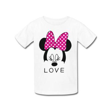 Imagem de camiseta menino menina minnie minei minie mickey desenho - Retha Estil