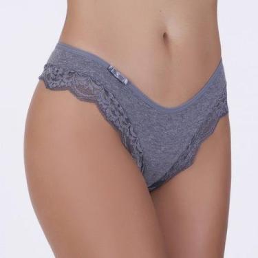 Imagem de Fio Renda mescla escuro em Algodão Egípcio - Ahavá Store, GG, Cinza, M