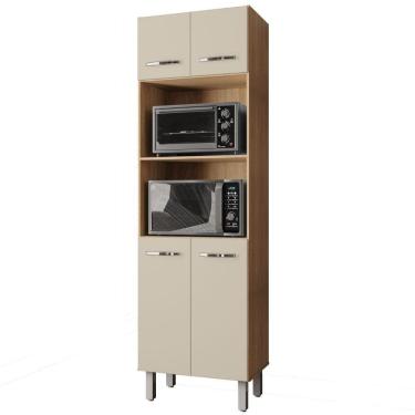 Imagem de Paneleiro Duplo Mara 4 Portas Savana Off White Moblis