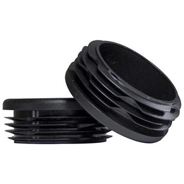 Imagem de Prescott Plastics Plugue de plástico redondo de 5 cm, tampa de extremidade de tubo de tubo, deslizante de cadeira durável (20)