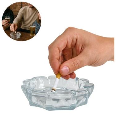 Imagem de Cinzeiro de Vidro Redondo 13cm para Casa Bar e Restaurante - Freecom