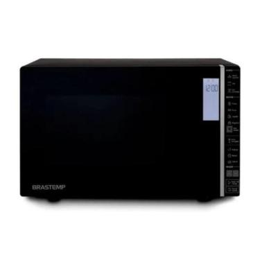 Imagem de Microondas Brastemp 32L com Painel Integrado e Função Grill Preto 220V