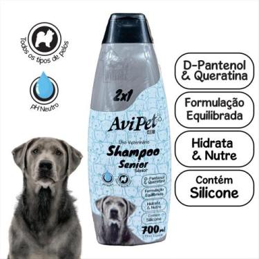 Imagem de Shampoo Mais Idade Cães 700ml Avipet - Generico