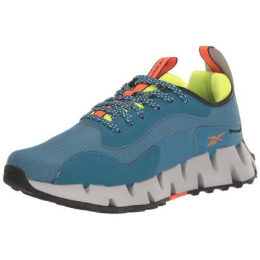 Imagem de Reebok Tênis feminino Zig Dynamica Adventure, Steblu/Soacye/cinza puro, 9.5