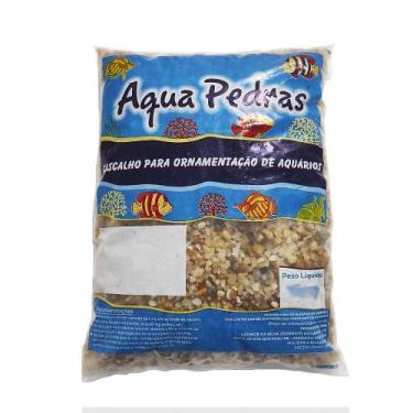 Imagem de Substrato para Aquário Cascalho Rio 2 10Kg Aqua Pedras