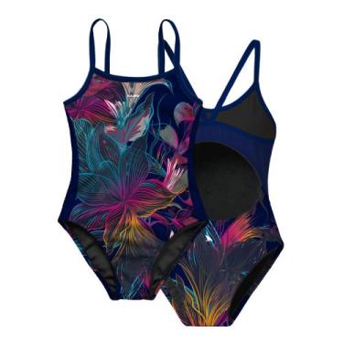 Imagem de Maiô infantil kauna flower proteção uv 50+ kauna, 16