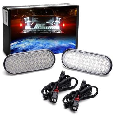 Imagem de iJDMTOY Super Bright 36-Led Direct Fit Led Truck Bed Light Assemblies Com (2) Cabos De Alimentação Extensão 5 Pés Compatíveis Ford F150 2015-Up, Raptor 2017-Up Ou F250 F350 Duty