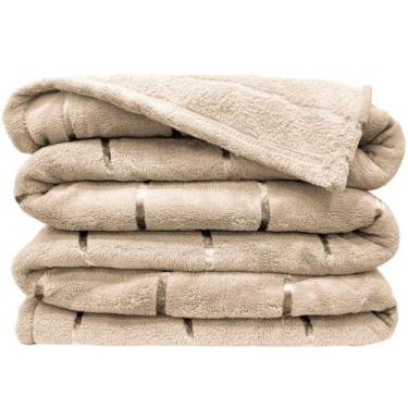 Imagem de Coberta Queen Size Manta Bella Super Fofinha E Grossa Paris - Jm Enxov