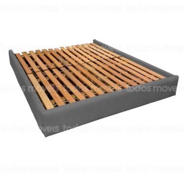 Imagem de Cama sem Cabeceira MH-2696 Herval Estofado Casal para Colchão 138 cm e