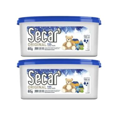 Imagem de Kit 2 Antimofo Secar Original 80g Protege Roupas Calçados Documentos Armários Gavetas Sapateiras Mofo Bolor Fungos Bactérias Mau Cheiro Odores (Kids)