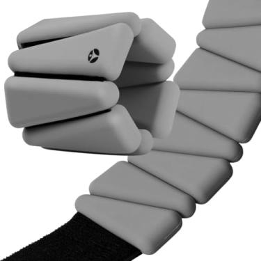 Imagem de OmWeights – Pesos de pulso e tornozelo para homens e mulheres | Eleve seus exercícios com pulseiras pesadas | Pesos de tornozelo para cardio, ioga e pilates para mulheres e homens | Pesos ajustáveis