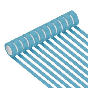 Imagem de PATIKIL Fita adesiva azul claro 2,5 cm x 14 m, 12 rolos de código de cores para pintura de parede e organização de laboratório de ciências