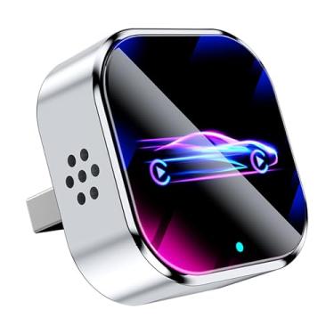 Imagem de 2-In-1 Wireless Carplay & Android Auto Adapter, Ultra-Compact Design, Larger Vents, Faster and More Stable Connection for IOS 10+ & Android 11+(Silver)