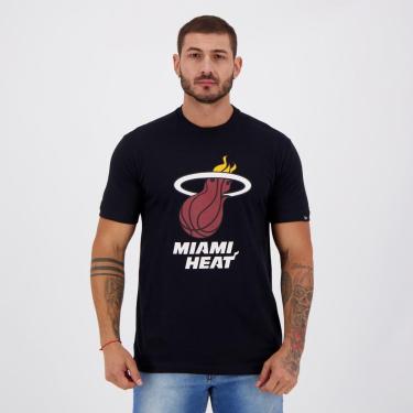 Imagem de Camiseta New Era NBA Miami Heat 1988 Preta-Masculino