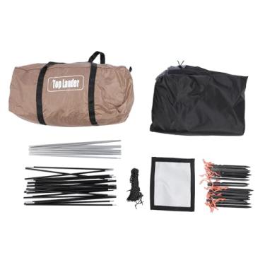 Imagem de Tenda de cúpula resistente à água à prova de fogo 2 tenda de acampamento com saia de neve e buraco de chaminé para caminhar ao ar livre acampamento de inverno portátil portátil