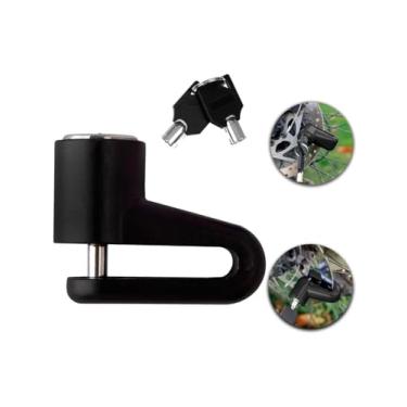 Imagem de Cadeado Trava de Disco Freio Para Moto e Bike Antifurto (cores aleatórias)