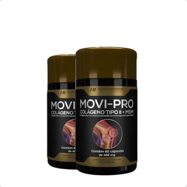 Imagem de 2x movi-pro colageno tipo ii premium 60 caps hf suplementos