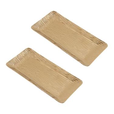 Imagem de Oedema 2 bandejas decorativas de aço inoxidável, organizador de joias, cosméticos, bandeja pequena de 14 cm de comprimento, para chaves de perfume, velas, sabonete, decoração de quarto, dourado