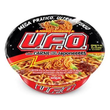 Imagem de Macarrão Nissin UFO Sabor Carne Com Molho Japonês 97g