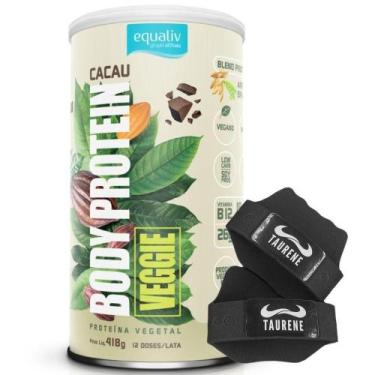 Imagem de Body Protein Veggie Cacau 418G Luva - Equaliv