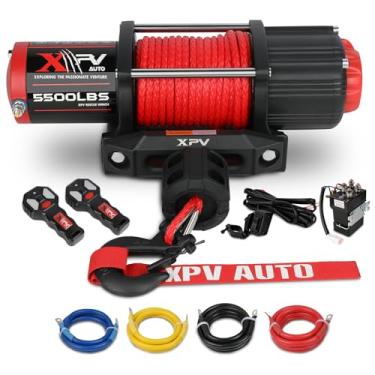 Imagem de XPV AUTO Corda Sintética Guincho Elétrico Guincho 2,5 kg 12V