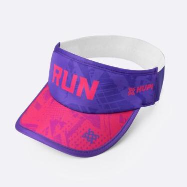 Imagem de Viseira HUPI Rouxinol, Roxo, Rosa, UNICO
