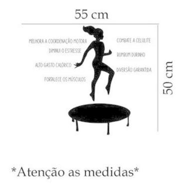 Imagem de Adesivo De Parede Frases Jump Mod01