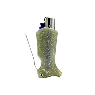 Imagem de Toker Poker - Multiferramenta para estojo de isqueiro Clipper, coleção Sparkles - Ferramenta com tudo incluído para acampamento e outros (verde)