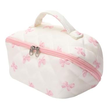 Imagem de Rrlihjgu Necessaire Acolchoado Para Maquiagem - Pochete Grande E Para Cosméticos | Organizador Para Viagem Casa Escritorio Escola Mulheres Meninas Produtos De Beleza