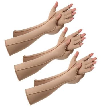 Imagem de Luvas de compressão Janmercy Arthritis Relief 3 pares