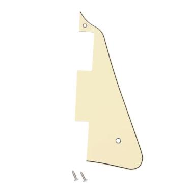 Imagem de Banworks 3 Ply Les Paul Pickguard LP Pickguard Placa contra arranhões 2 furos para guitarra elétrica Epiphone EPI Les Paul LP JT/HB-06 Cream
