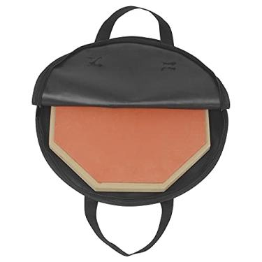 Imagem de Semme Silent Drum Pad Pad Bag Storage Storler de 10 Polegadas Tambor Preto Oxford Pano para Uso Diário