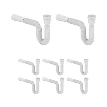 Imagem de Kit 8 Sifão Tigre Pia Cozinha Banheiro Lavatório 66cm