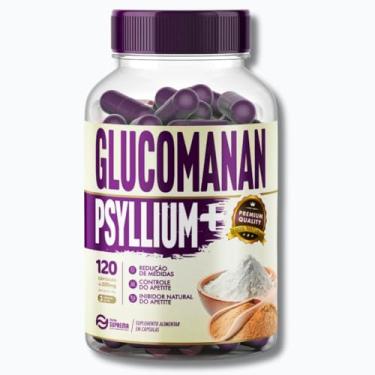 Imagem de Glucomannan + Psyllium Premium 120 Cápsulas 500mg