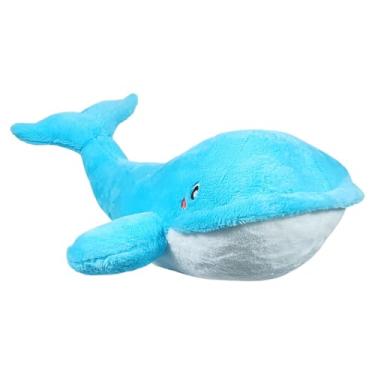 Imagem de Baleia De Pelúcia Orca Grande Marinho Oceano 75cms (Azul Claro)